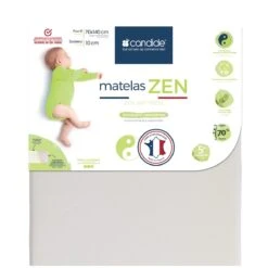 Matelas Bébé Zen Déhoussable De Candide