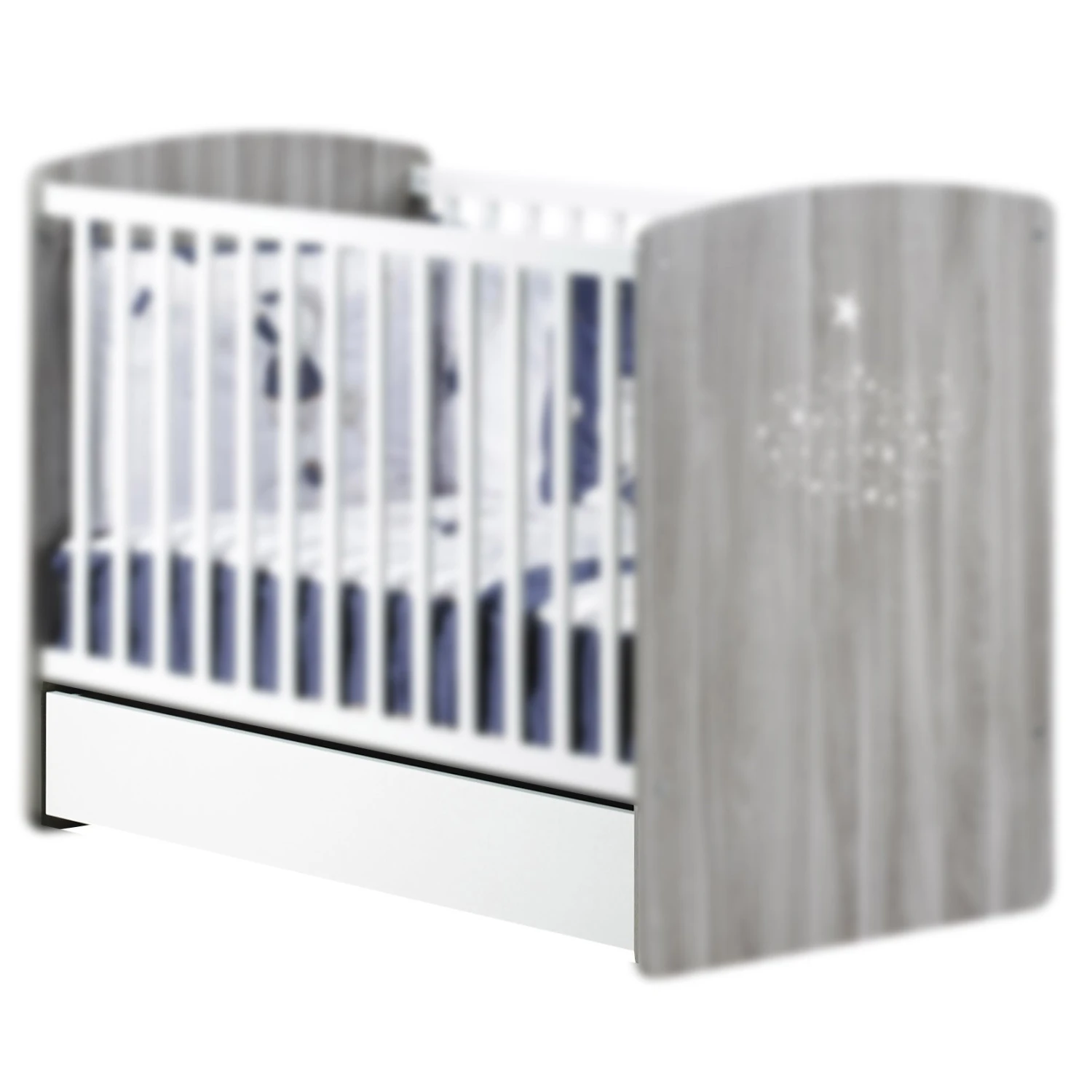 Hugo Tiroir De Lit Bébé Blanc De Sauthon Baby's Sweet Home