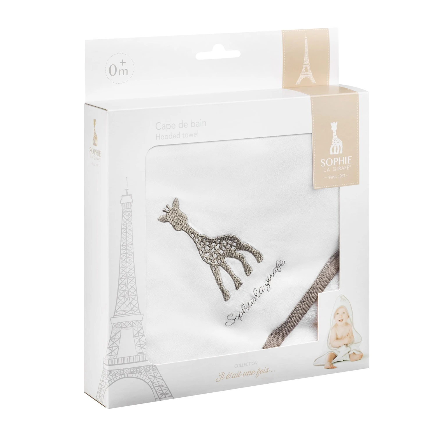 Boîte Coffret Cadeau Cape De Bain Sophie La Girafe Blanc De Sophie La Girafe®