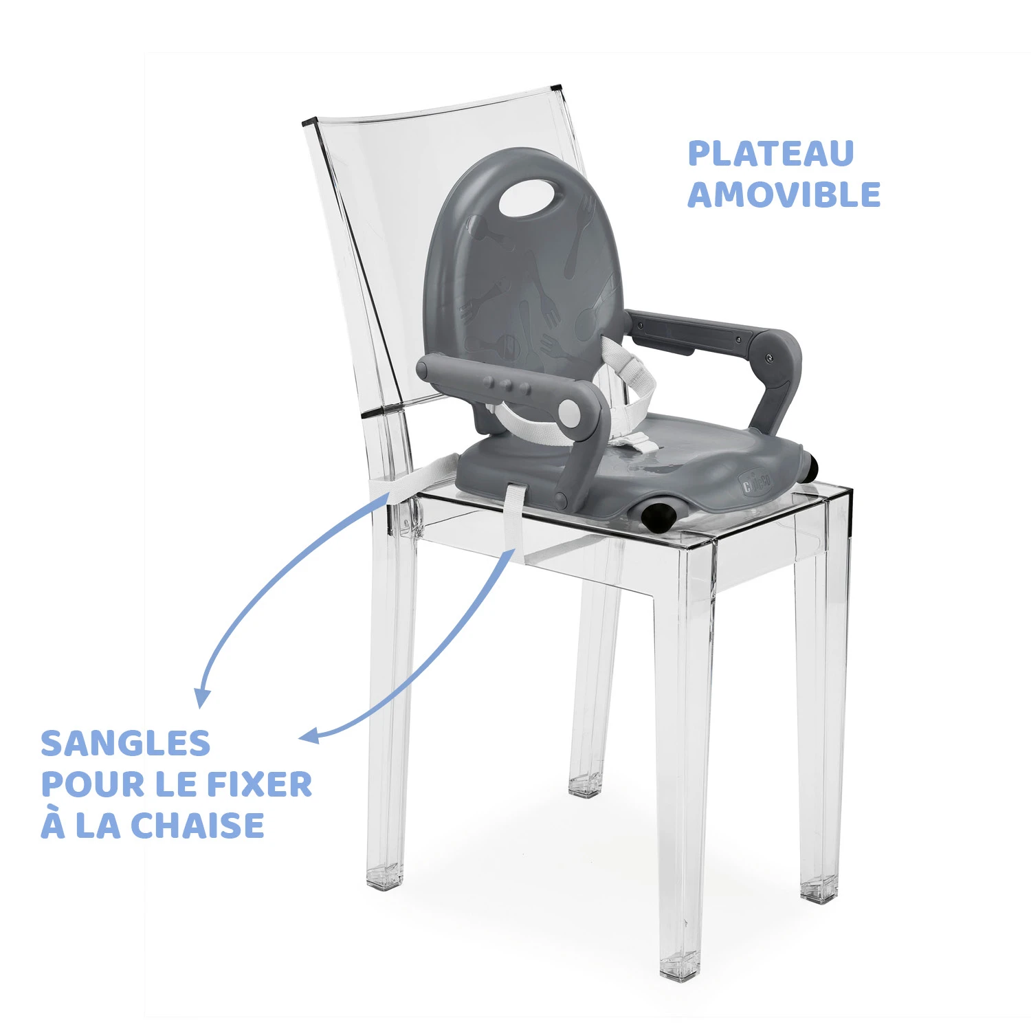 Rehausseur Pocket Snack Dark Grey De Chicco – Image 5