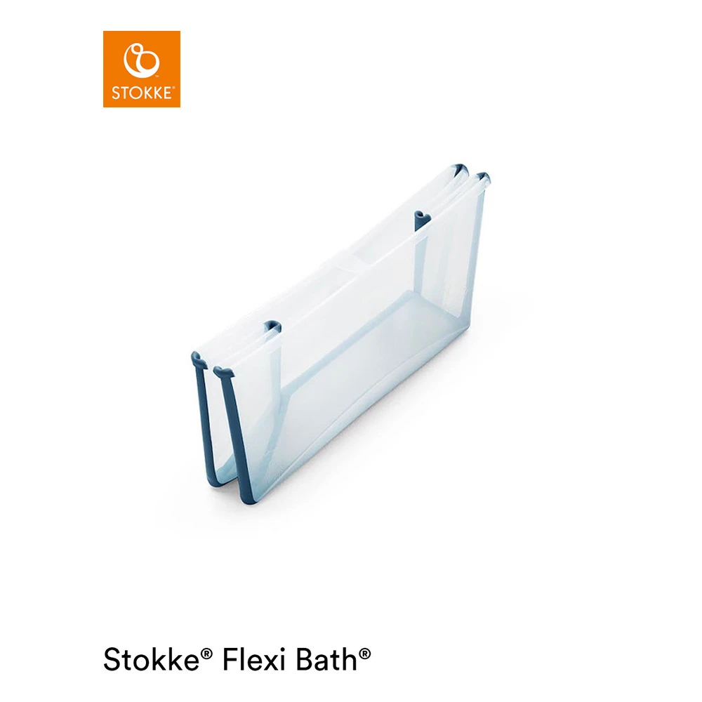 Baignoire Flexi Bath™ Bouchon Thermique Transparent/bleu De Stokke® 5 Baignoire Flexi Bath™ Bouchon Thermique Transparent/bleu De Stokke® – Image 3