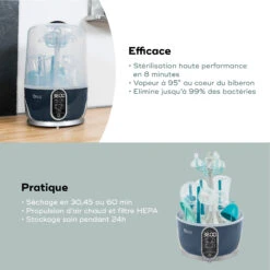 Stérilisateur Turbo Pure - Sèche-Biberons De Babymoov 12 Stérilisateur Turbo Pure - Sèche-Biberons De Babymoov -Bébés Produits Magasin 01112534 4