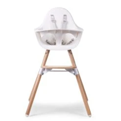 Chaise Haute Evolu 2 + Arceau Naturel/Blanc De Childhome 15 Chaise Haute Evolu 2 + Arceau Naturel/Blanc De Childhome -Bébés Produits Magasin 01115616 4
