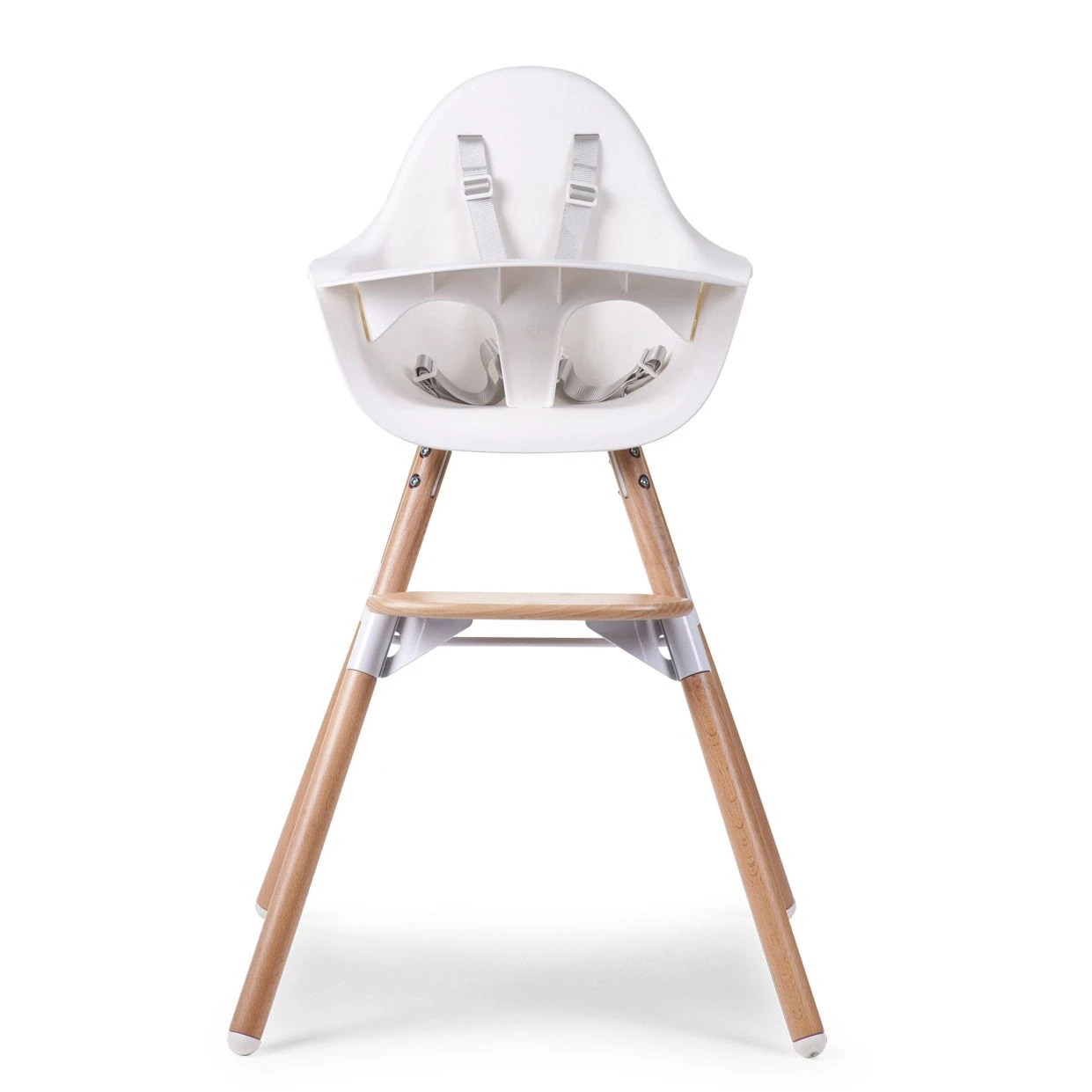 Chaise Haute Evolu 2 + Arceau Naturel/Blanc De Childhome 6 Chaise Haute Evolu 2 + Arceau Naturel/Blanc De Childhome – Image 4