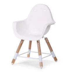 Chaise Haute Evolu 2 + Arceau Naturel/Blanc De Childhome 16 Chaise Haute Evolu 2 + Arceau Naturel/Blanc De Childhome -Bébés Produits Magasin 01115616 5