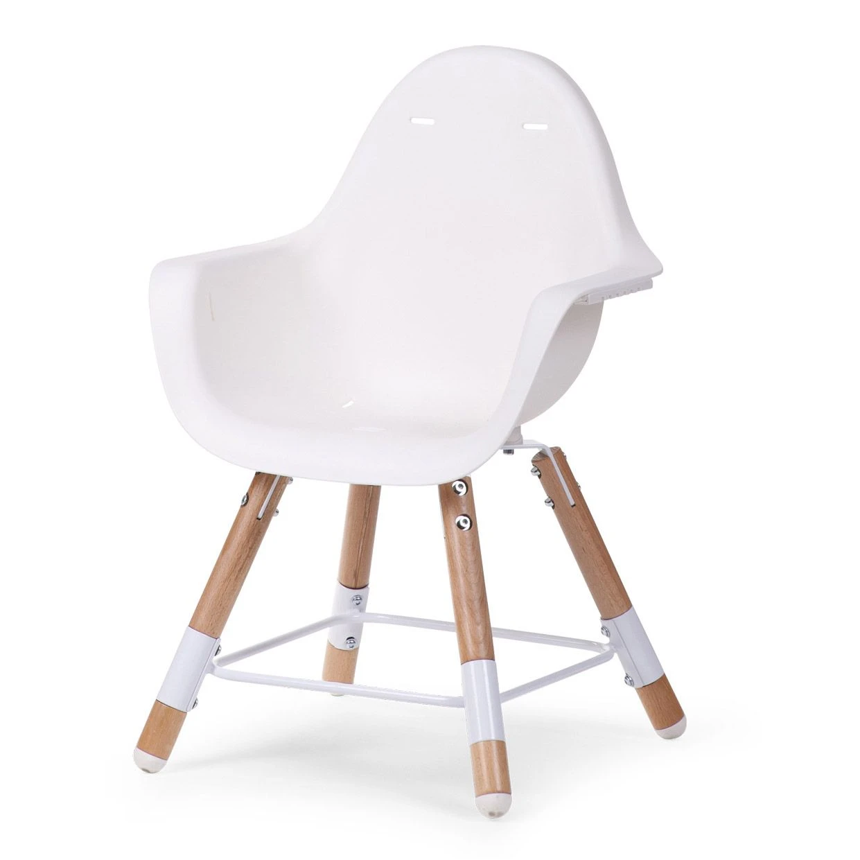 Chaise Haute Evolu 2 + Arceau Naturel/Blanc De Childhome 7 Chaise Haute Evolu 2 + Arceau Naturel/Blanc De Childhome – Image 5