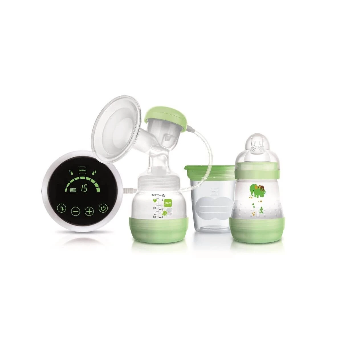 Tire-lait 2 En 1 électrique Et Manuel Blanc/vert De Mam 3 Tire-lait 2 En 1 électrique Et Manuel Blanc/vert De Mam