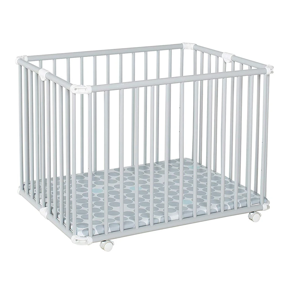 Parc Pliable Lucilee Petit Modèle Gris Pois Gris De Geuther – Image 3