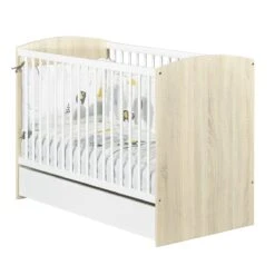 Paulin Tiroir De Lit 60x120 De Sauthon Baby's Sweet Home