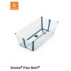 Baignoire Flexi Bath™ XL Transparent Bleu De Stokke® 1 Baignoire Flexi Bath™ XL Transparent Bleu De Stokke® -Bébés Produits Magasin 01125189 1