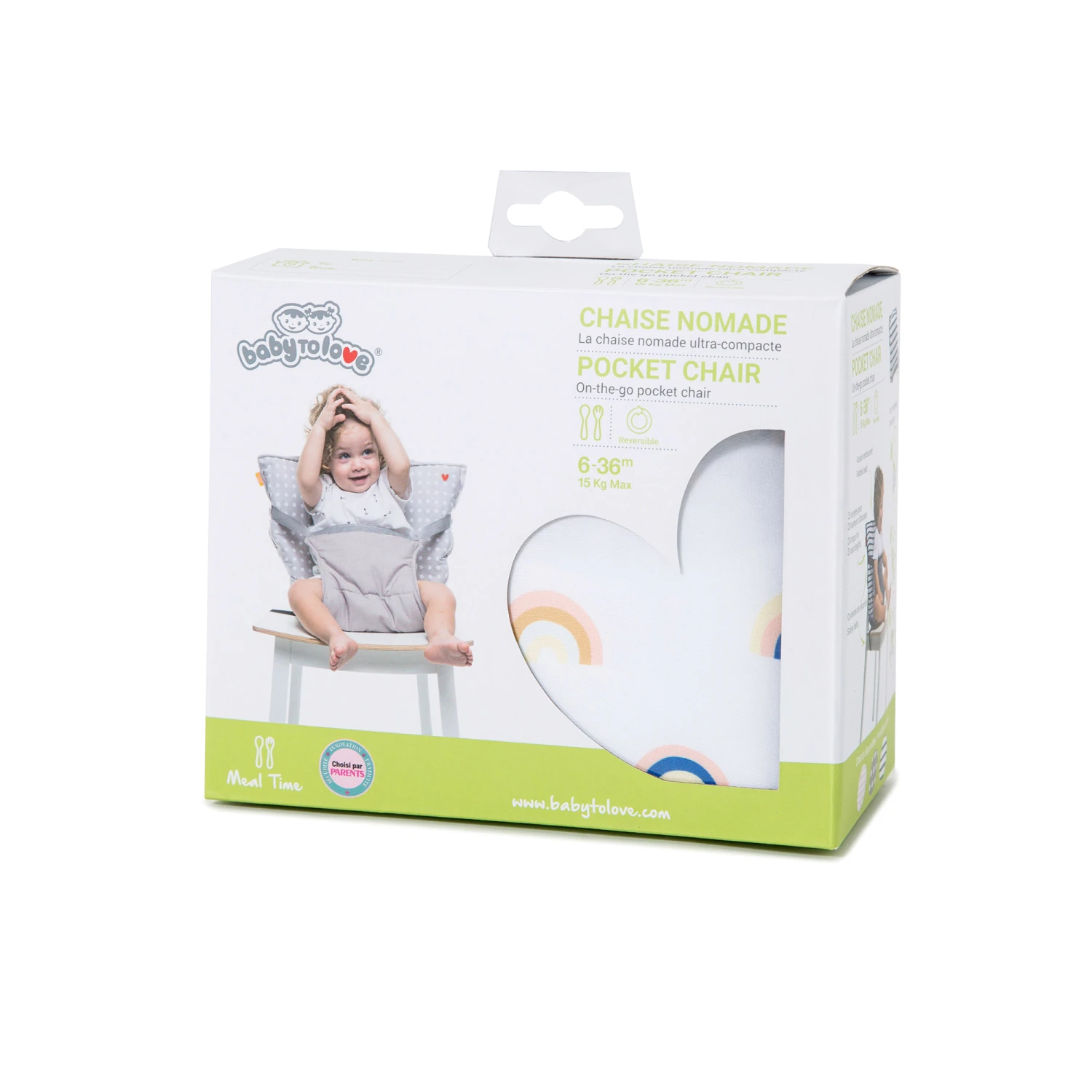 Rehausseur Nomade Rainbow De Babytolove 6 Rehausseur Nomade Rainbow De Babytolove – Image 4