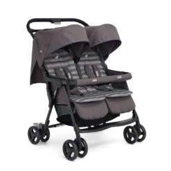 Poussette Aire Twin Dark Pewter De Joie
