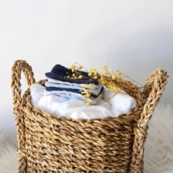 Lot De 6 Lingettes Lavable En Mousseline Blanc/bleu 10 X 10 Cm De Trois Kilos Sept 7 Lot De 6 Lingettes Lavable En Mousseline Blanc/bleu 10 X 10 Cm De Trois Kilos Sept -Bébés Produits Magasin 01146205 3