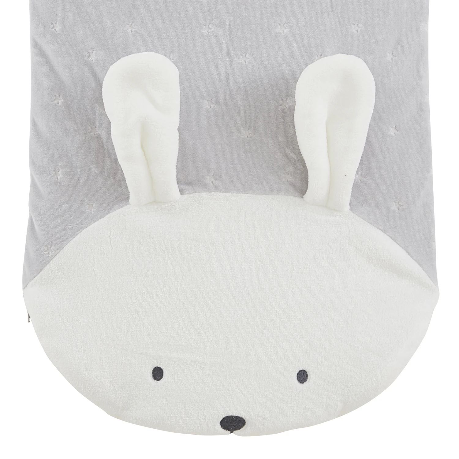 Lapin Nid D'ange Lapin Câlin Gris Taille Unique De P'tit Bisou – Image 3