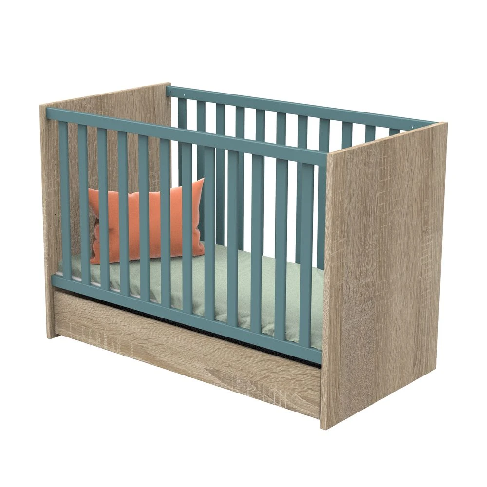 Nova New Tiroir De Lit 60x120 Bois De Sauthon Baby's Sweet Home – Image 2