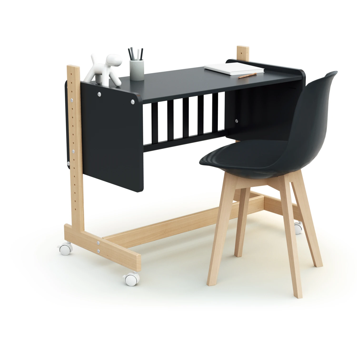 Berceau Cododo Confort Graphite Et Hêtre De AT4 – Image 3