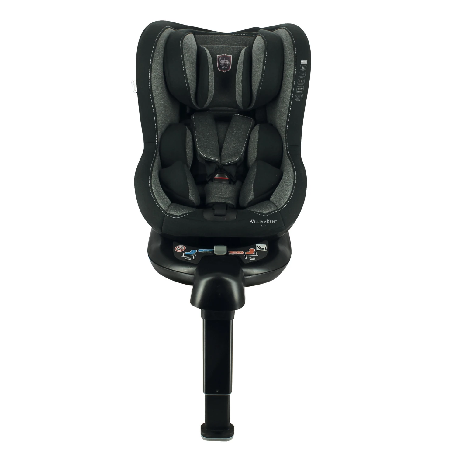 Siège Auto Wonder I-Size Noir/Gris De William Kent 1733 – Image 2