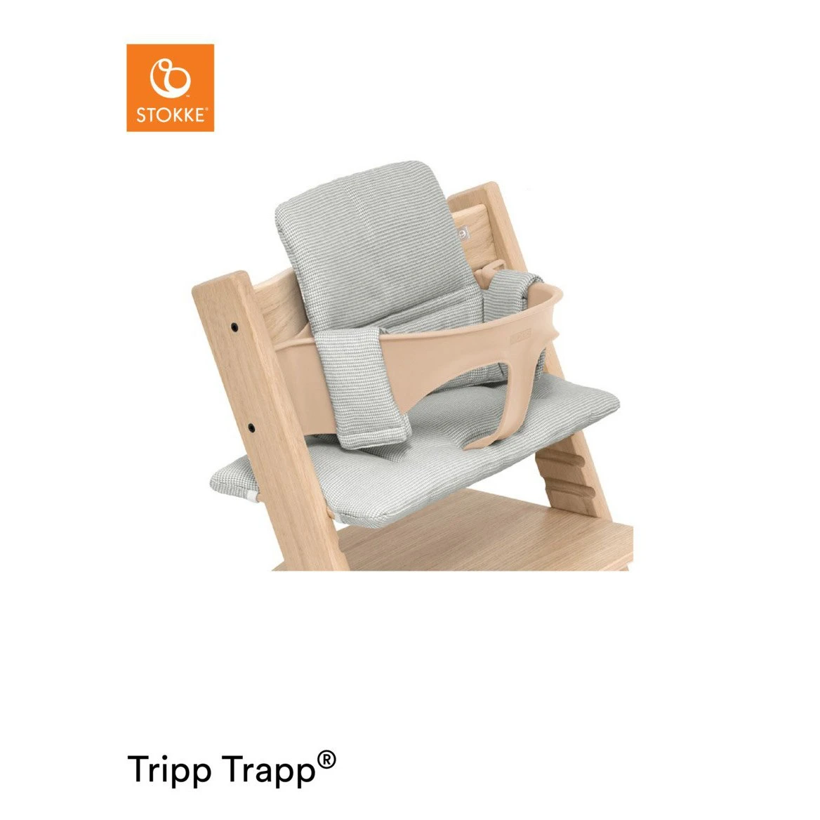 Coussin De Chaise Tripp Trapp® Classic Gris Nordique De Stokke®