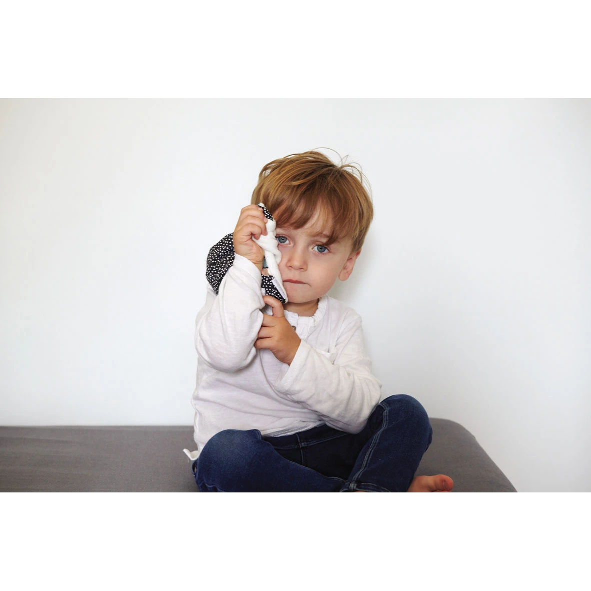 Mon étoile Relax Bouillotte Graines De Lin Blanc/Gris De Candide – Image 6