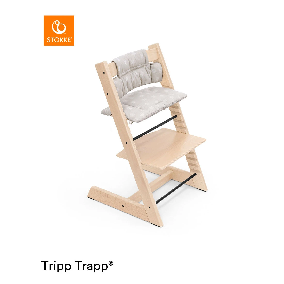 Coussin De Chaise Tripp Trapp® Stars Silver De Stokke® 7 Coussin De Chaise Tripp Trapp® Stars Silver De Stokke® – Image 5
