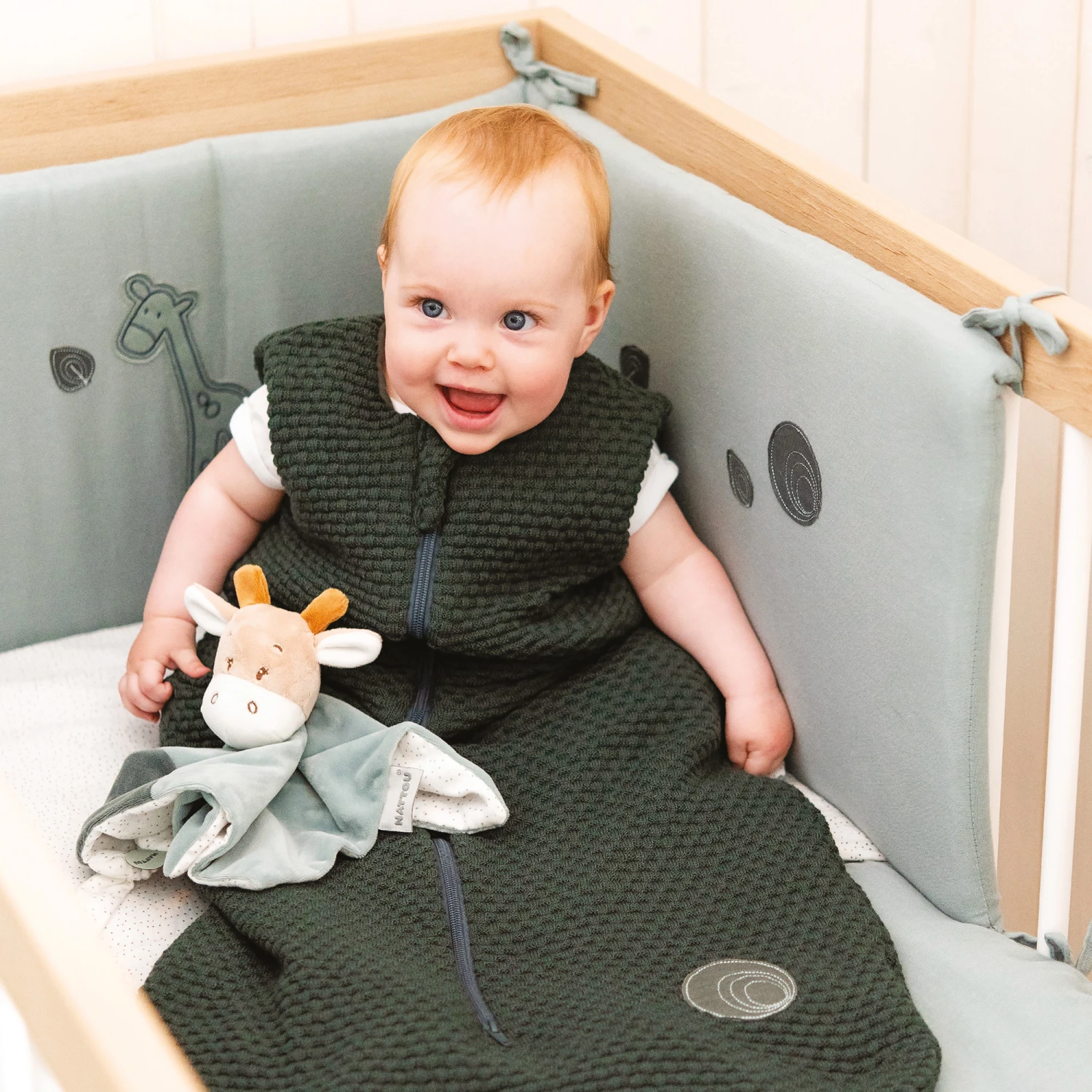 Luna & Axel Gigoteuse Hiver TOG 2.5 Vert Foncé 90 Cm De Nattou – Image 3