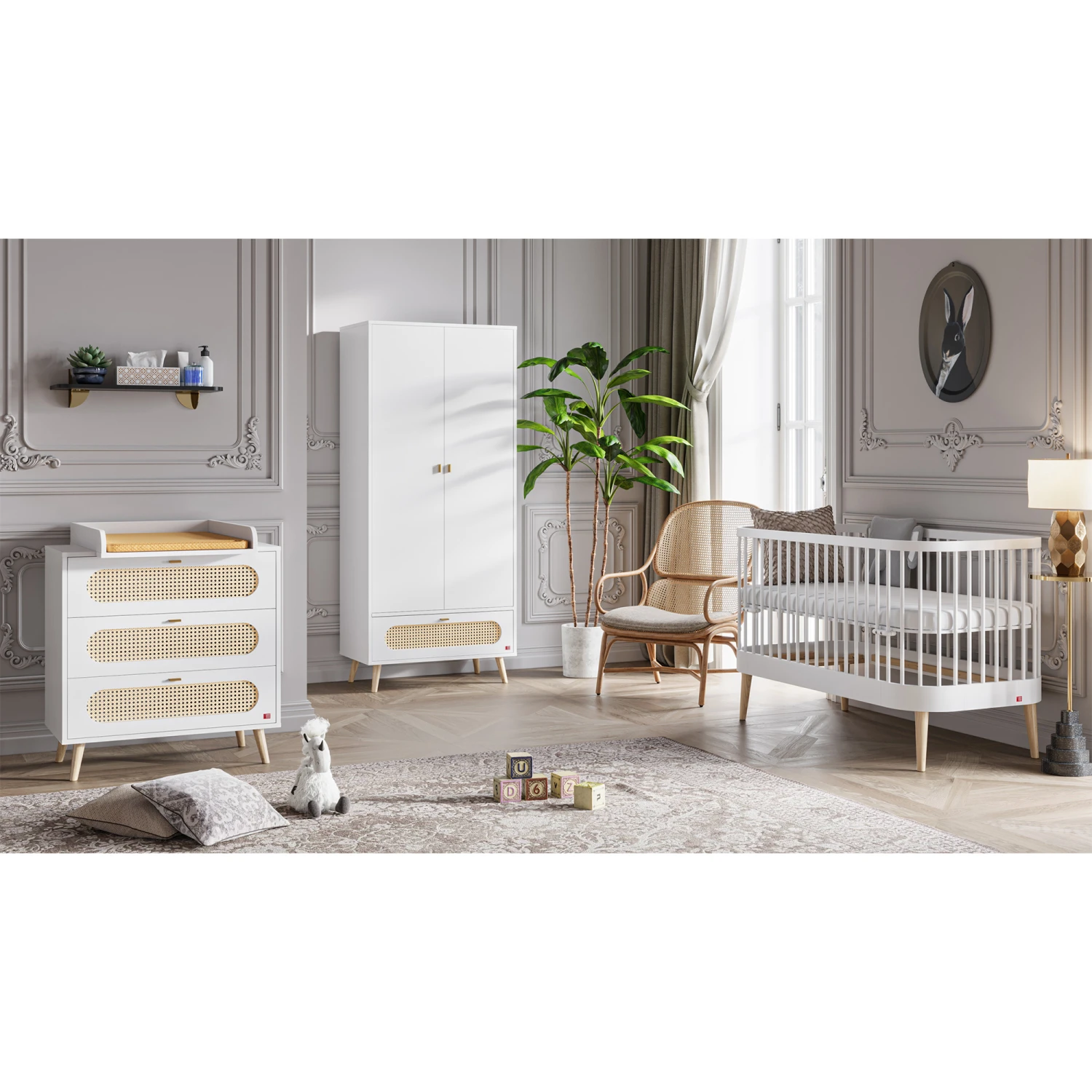 Commode Canne Blanc De Vox – Image 2