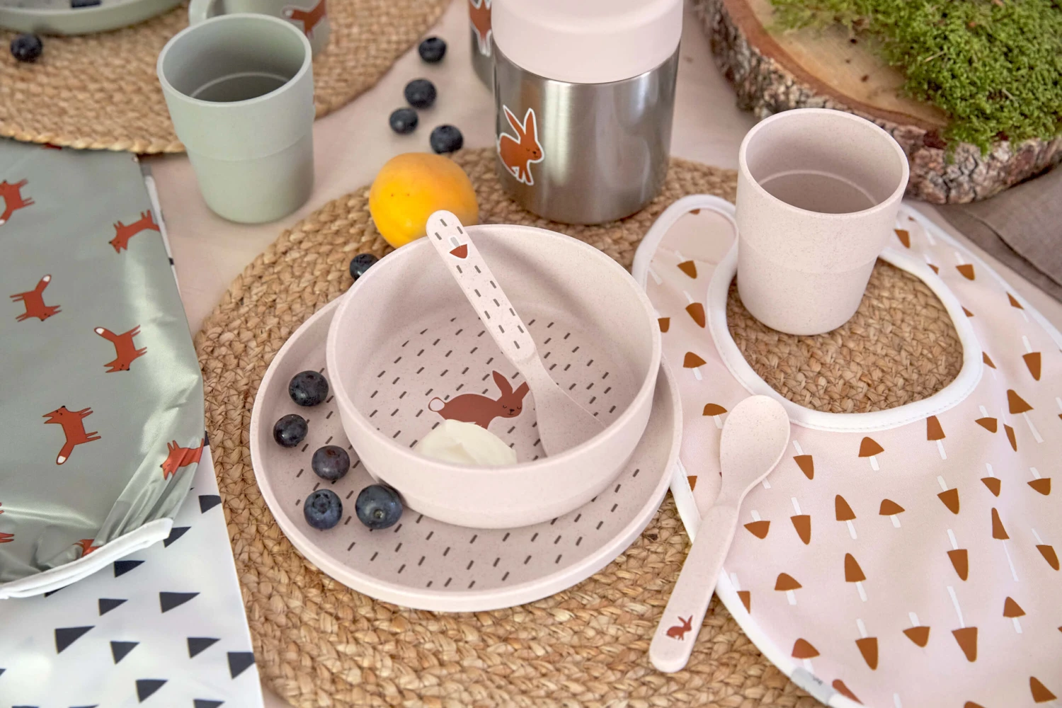 LÄSSIG Little Forest Coffret Repas Enfant Lapin De Lässig 5 LÄSSIG Little Forest Coffret Repas Enfant Lapin De Lässig – Image 3