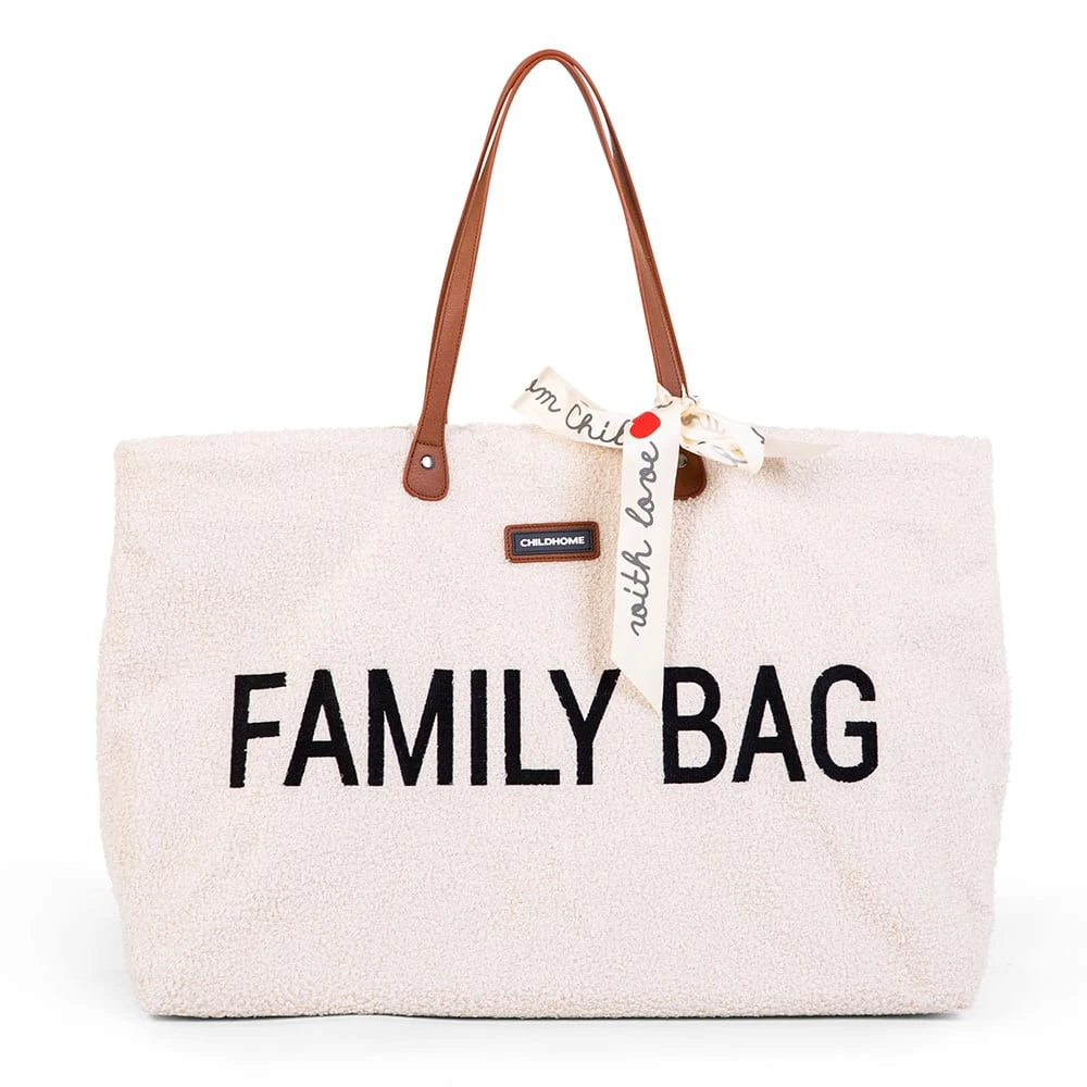 Teddy Family Bag Ecru De Childhome 3 Teddy Family Bag Ecru De Childhome