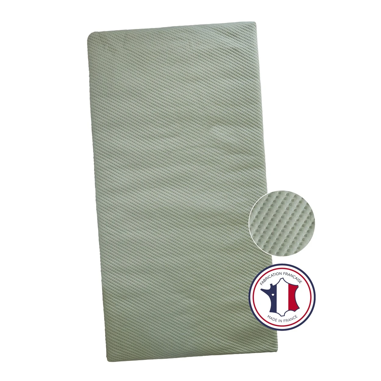Matelas Bébé De Voyage Vert Olive 60 X 120 Cm De Candide – Image 2