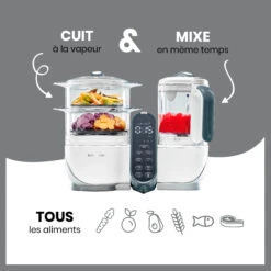 Pack Batch Cooking Nutribaby(+) & 3 Babybols 250mL Blanc De Babymoov 14 Pack Batch Cooking Nutribaby(+) & 3 Babybols 250mL Blanc De Babymoov -Bébés Produits Magasin 01174504 3