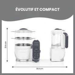 Pack Batch Cooking Nutribaby(+) & 3 Babybols 250mL Blanc De Babymoov 19 Pack Batch Cooking Nutribaby(+) & 3 Babybols 250mL Blanc De Babymoov -Bébés Produits Magasin 01174504 8