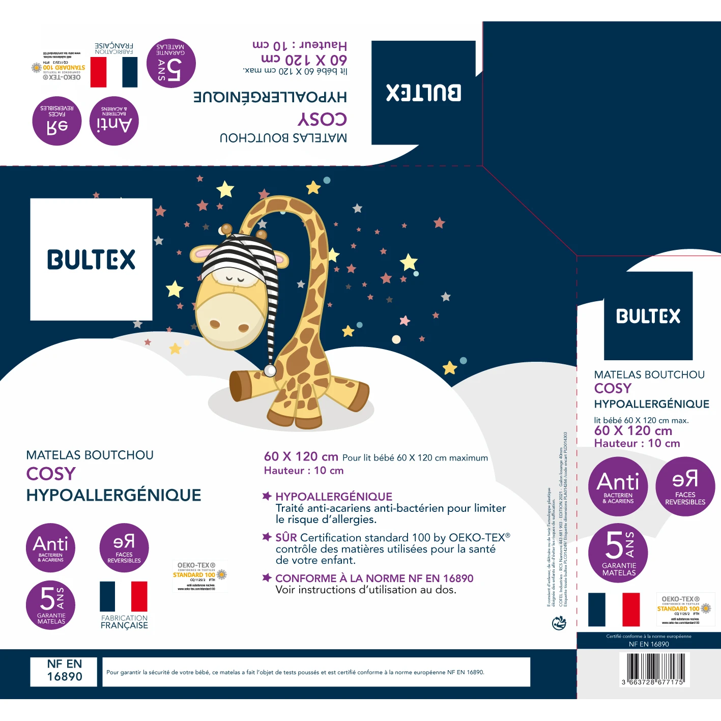 Matelas Boutchou Cosy Blanc De BULTEX – Image 2