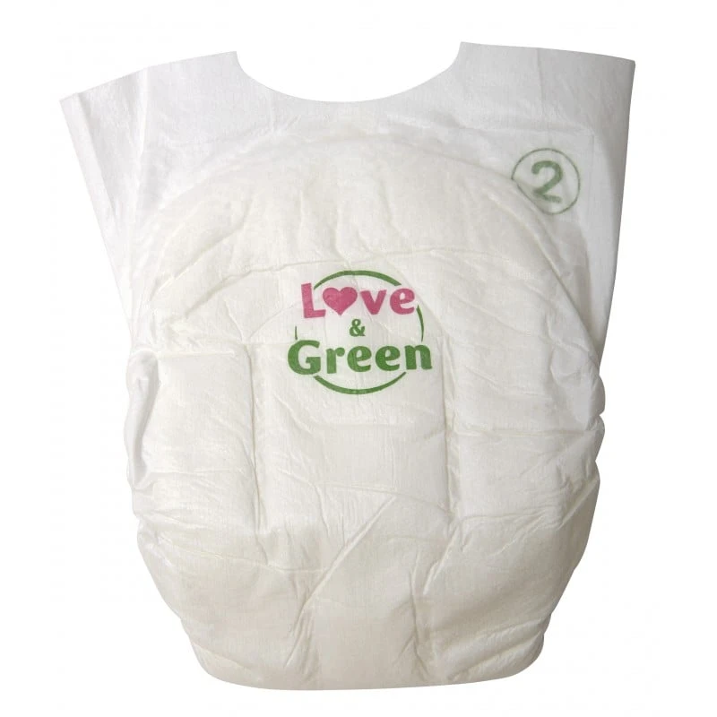 Couches écologiques Blanc T3 De Love & Green 4 Couches écologiques Blanc T3 De Love & Green – Image 2